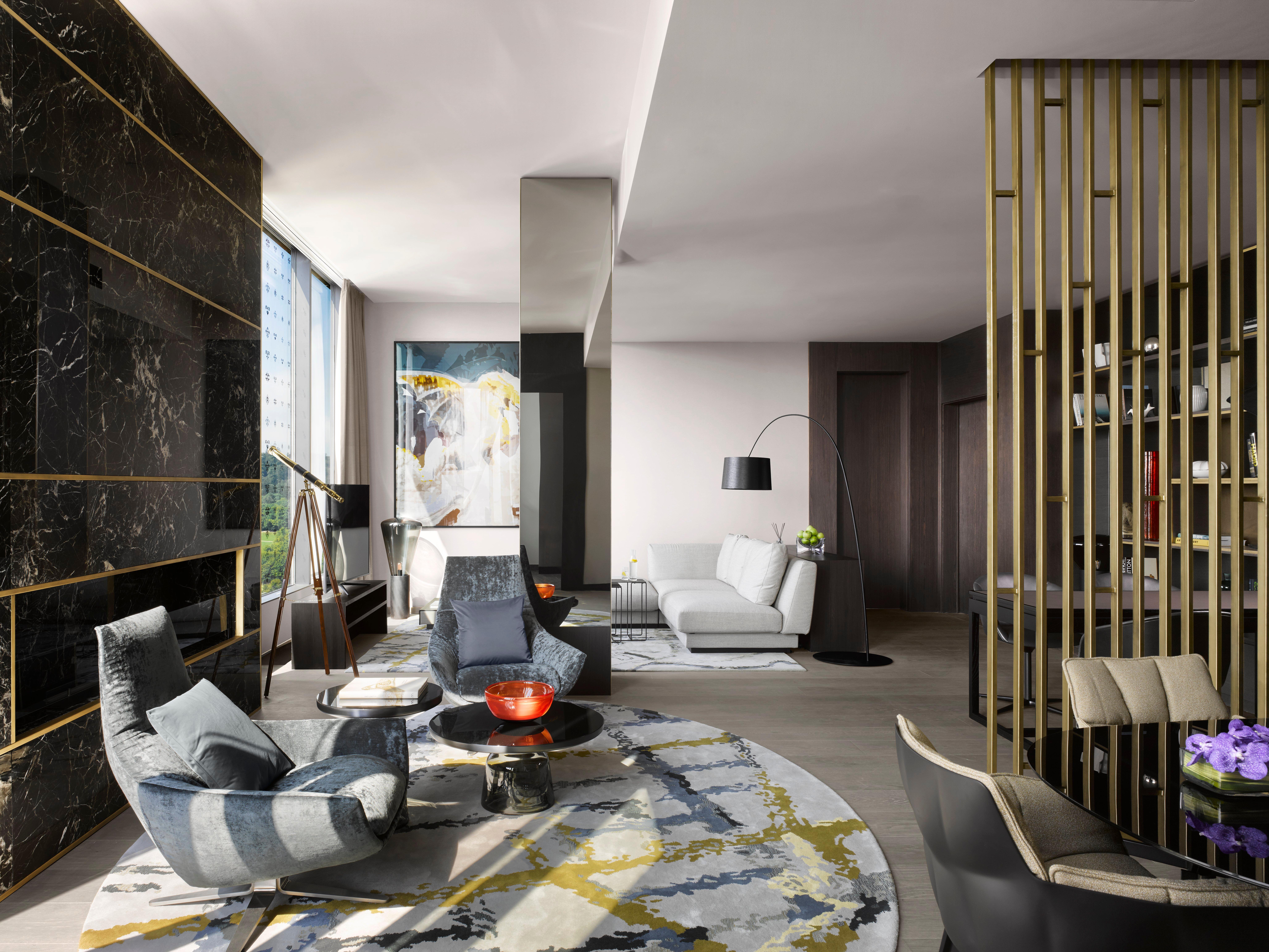 Hotel Intercontinental - Ljubljana By Ihg Esterno foto Interior of a typical apartment