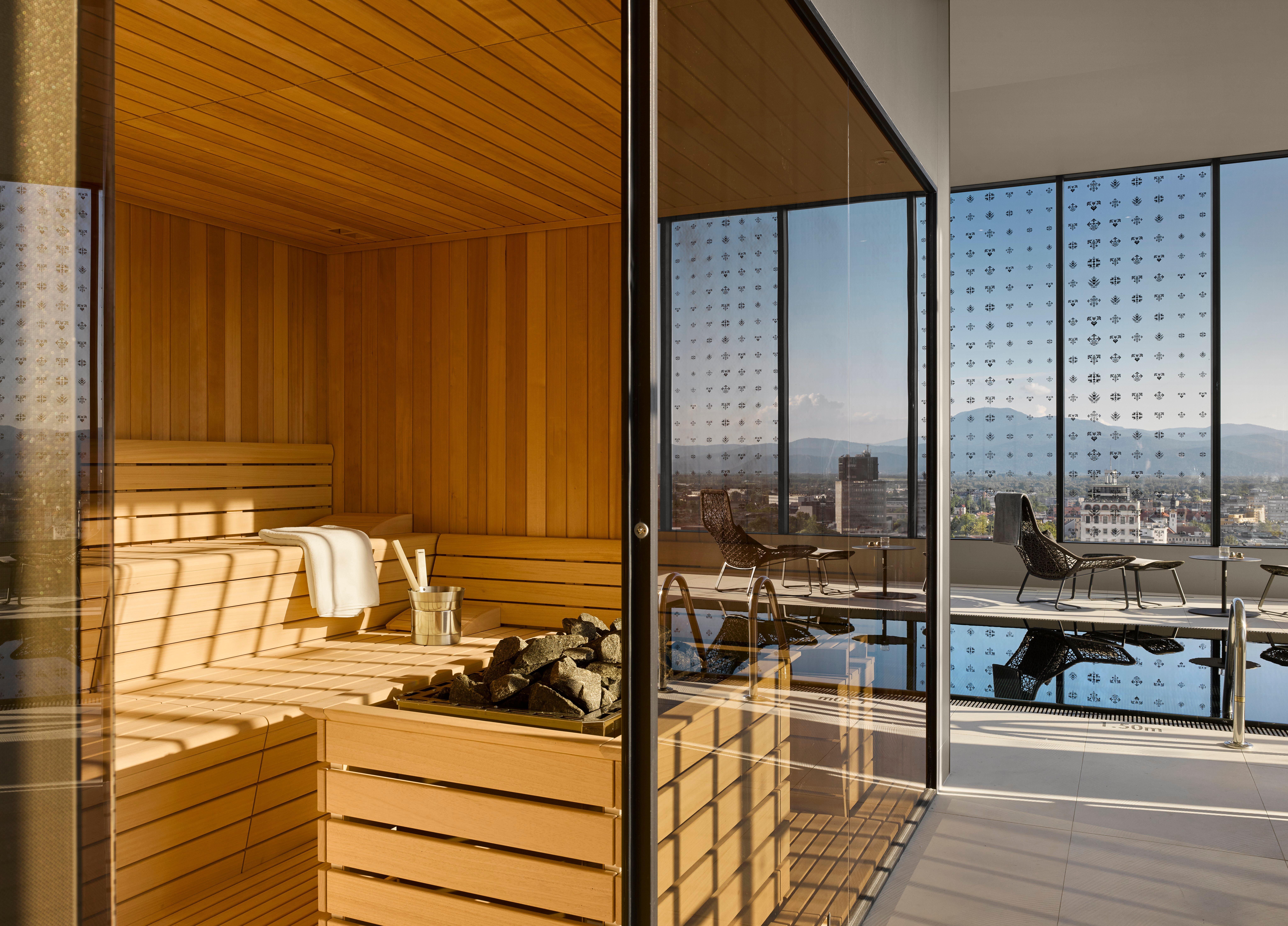 Hotel Intercontinental - Ljubljana By Ihg Esterno foto Sauna