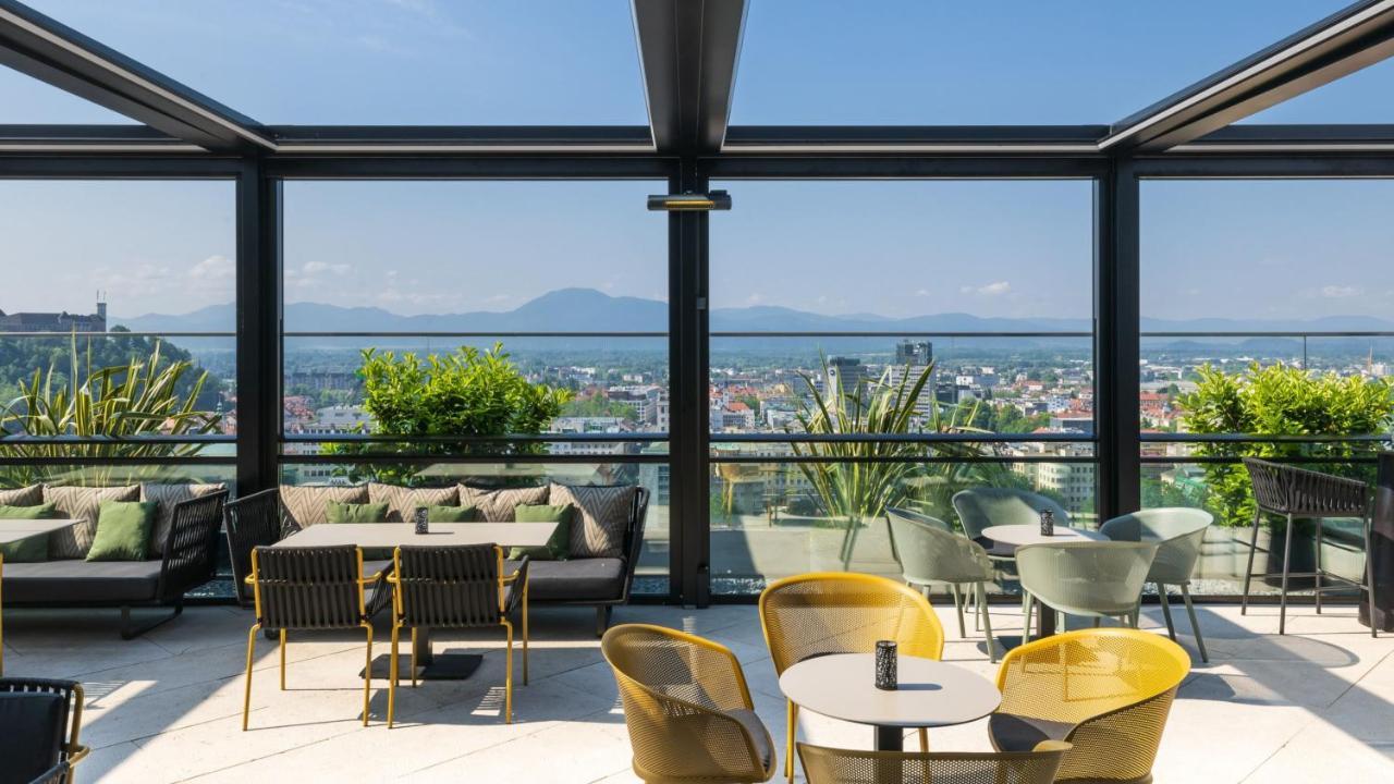 Hotel Intercontinental - Ljubljana By Ihg Esterno foto Skyline Terrace