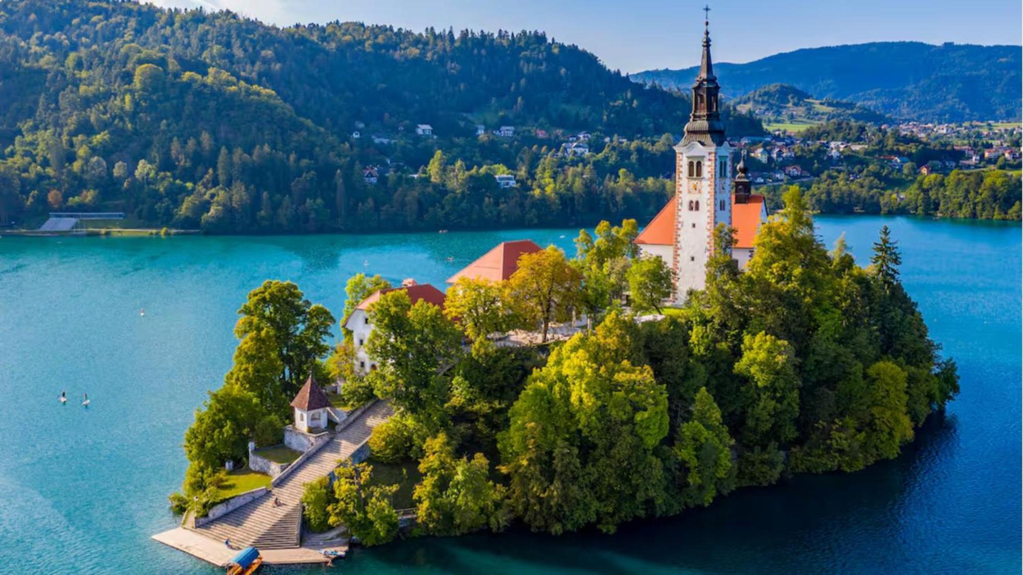 Hotel Intercontinental - Ljubljana By Ihg Esterno foto Bled Island